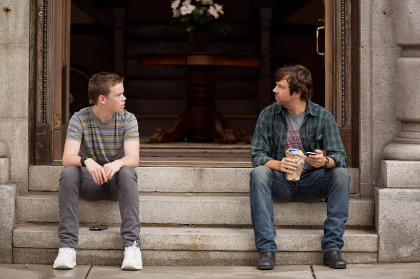 Will Poulter as Kenny Rossmore and Jason Sudeikis as David Clark in "We're the Millers."
