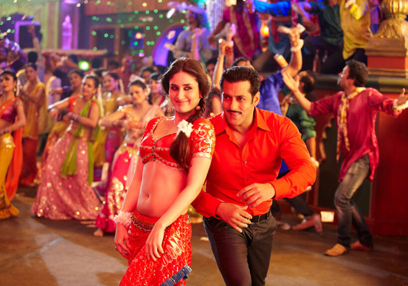 Kareena Kapoor and Salman Khan in "Dabangg 2."