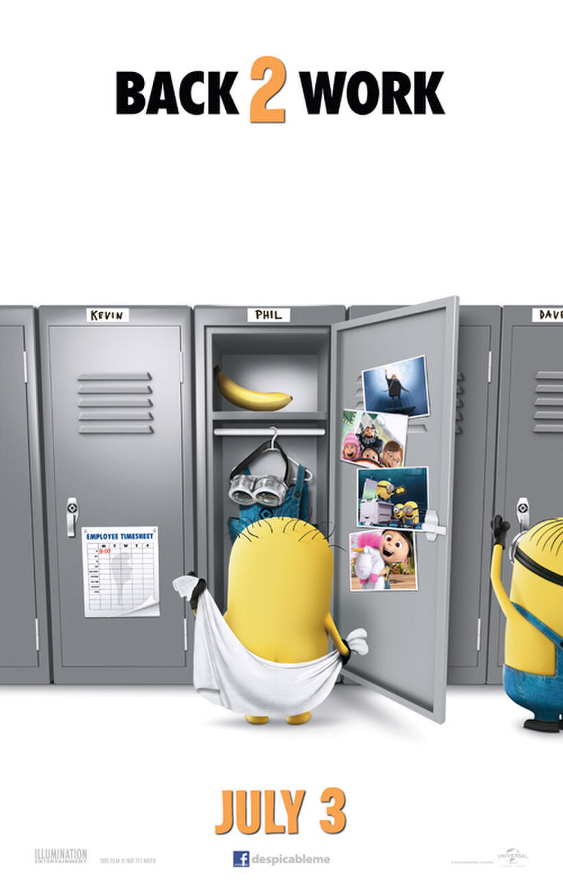 Poster art for "Despicable Me 2."