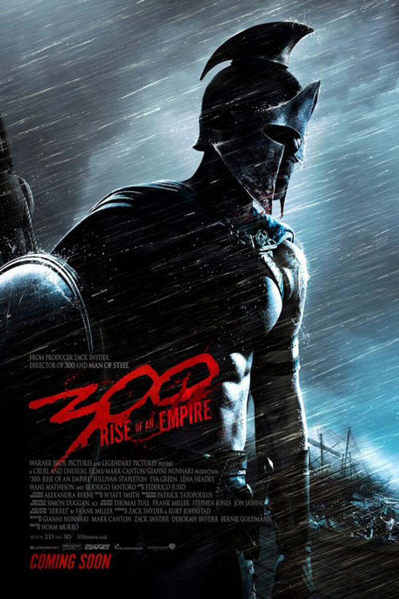 Poster art for "300: Rise of an Empire 3D."