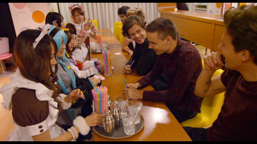 Harry Styles, Liam Payne and Louis Tomlinson in "One Direction: This Is Us."