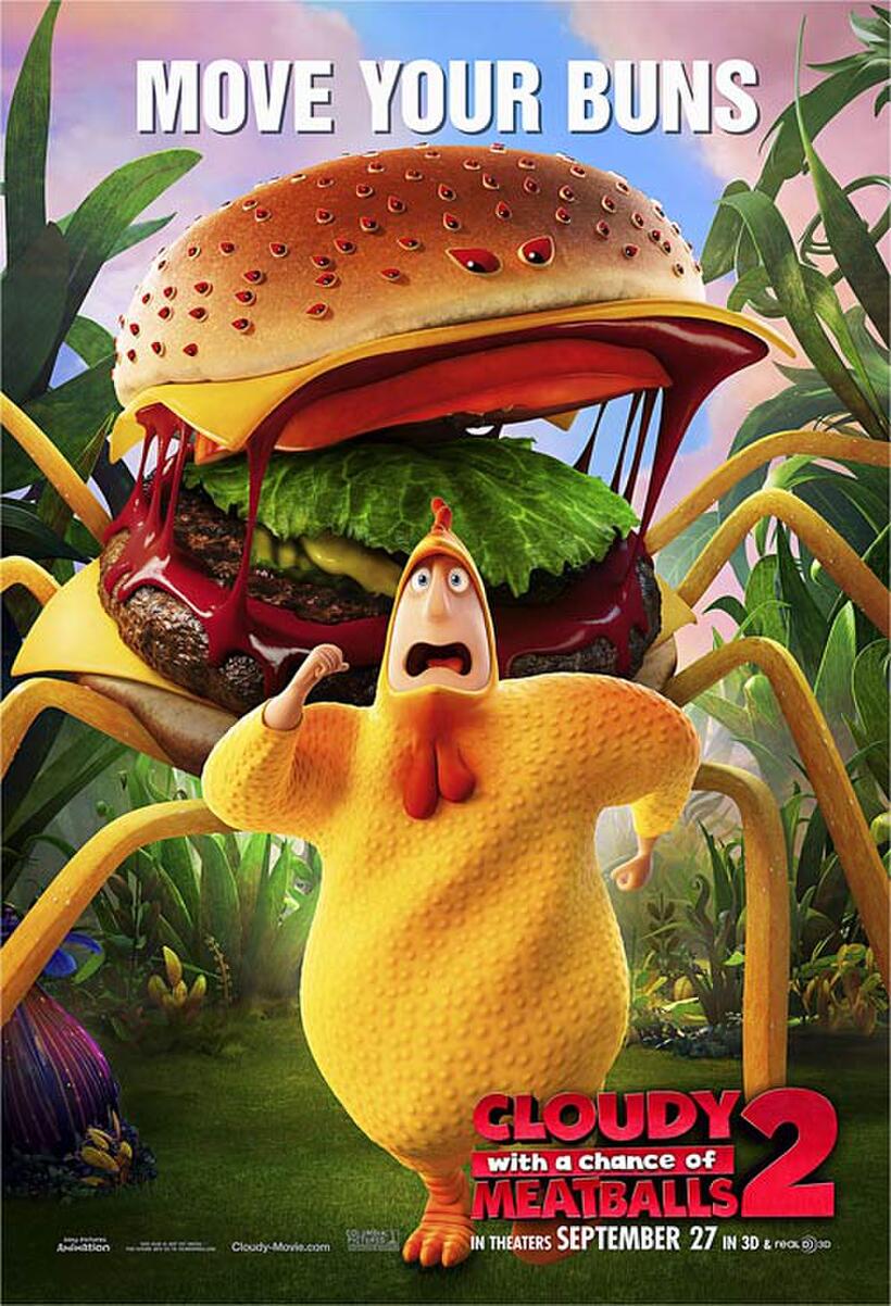 Poster art for "Cloudy 2: Revenge of the Leftovers 3D."