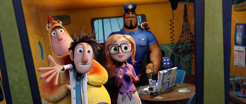 A scene from "Cloudy with a Chance of Meatballs 2."