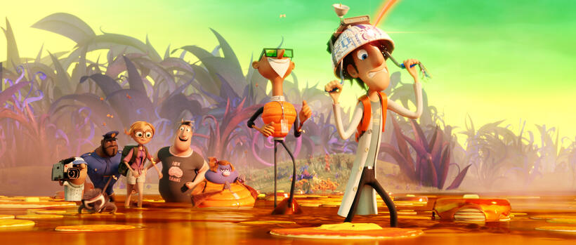 A scene from "Cloudy with a Chance of Meatballs 2."