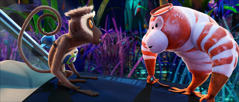 A scene from "Cloudy with a Chance of Meatballs 2."