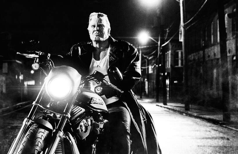 Mickey Rourke in "Sin City: A Dame to Kill For."
