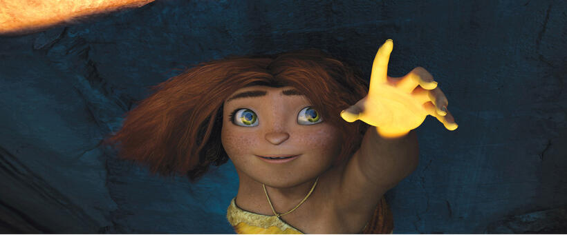 Eep voiced by Emma Stone in "The Croods."