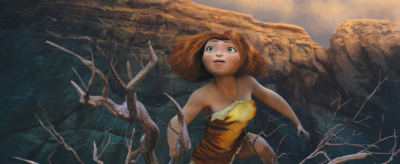 Eep voiced by Emma Stone in "The Croods."