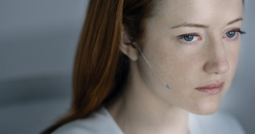 Andrea Riseborough in "Oblivion."
