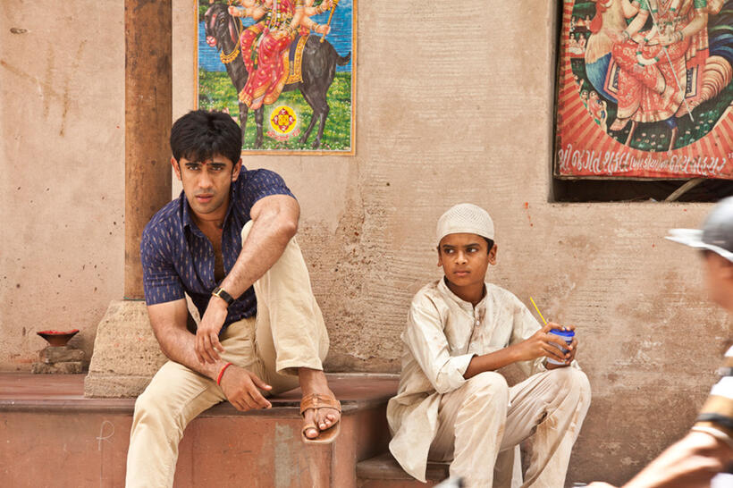 Amit Sadh as Omi and Digvijay Deshmukh as Ali in "Kai Po Che."