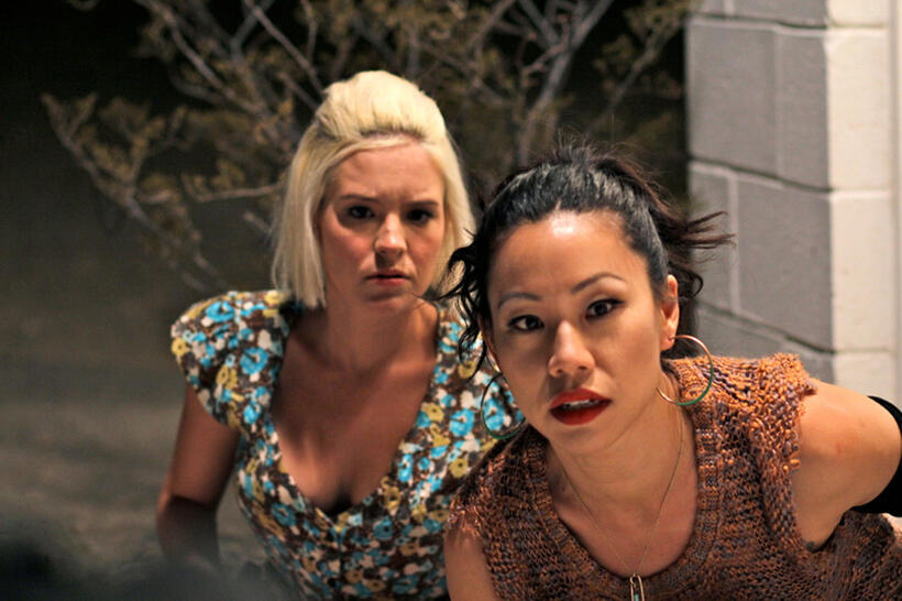Brea Grant and Vera Miao in "Best Friends Forever."