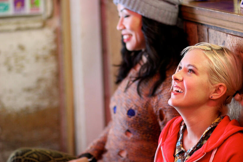 Vera Miao and Brea Grant in "Best Friends Forever."