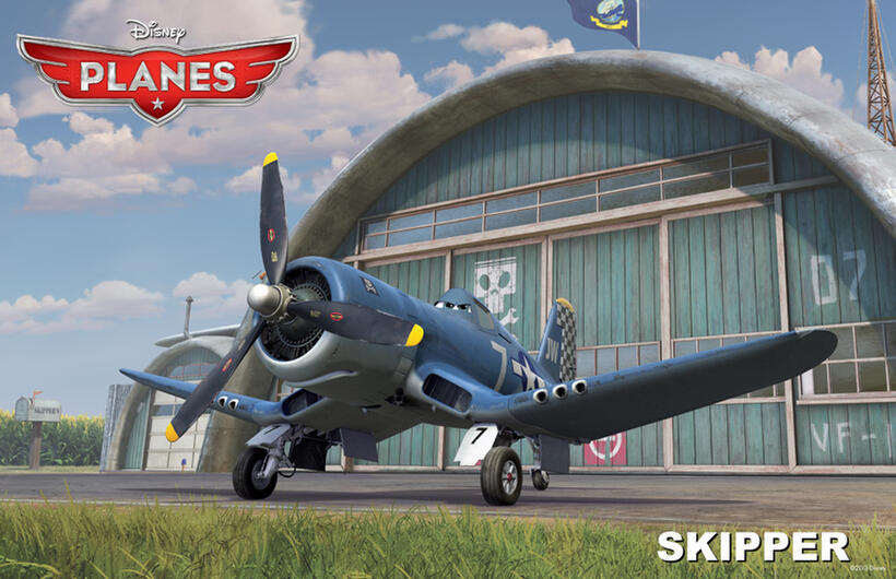 Skipper voiced by Stacy Keach in "Planes."