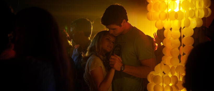 Teresa Palmer and Liam Hemsworth in "Love and Honor."