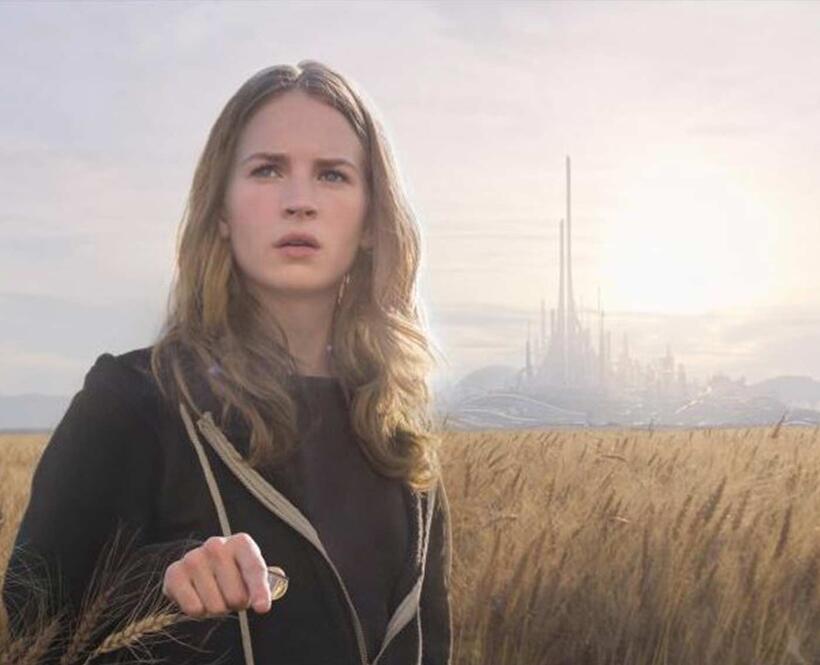 Britt Robertson in "Tomorrowland."