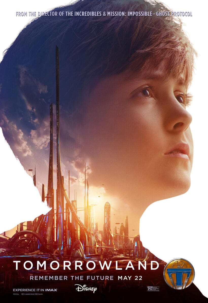 Character poster for "Tomorrowland."
