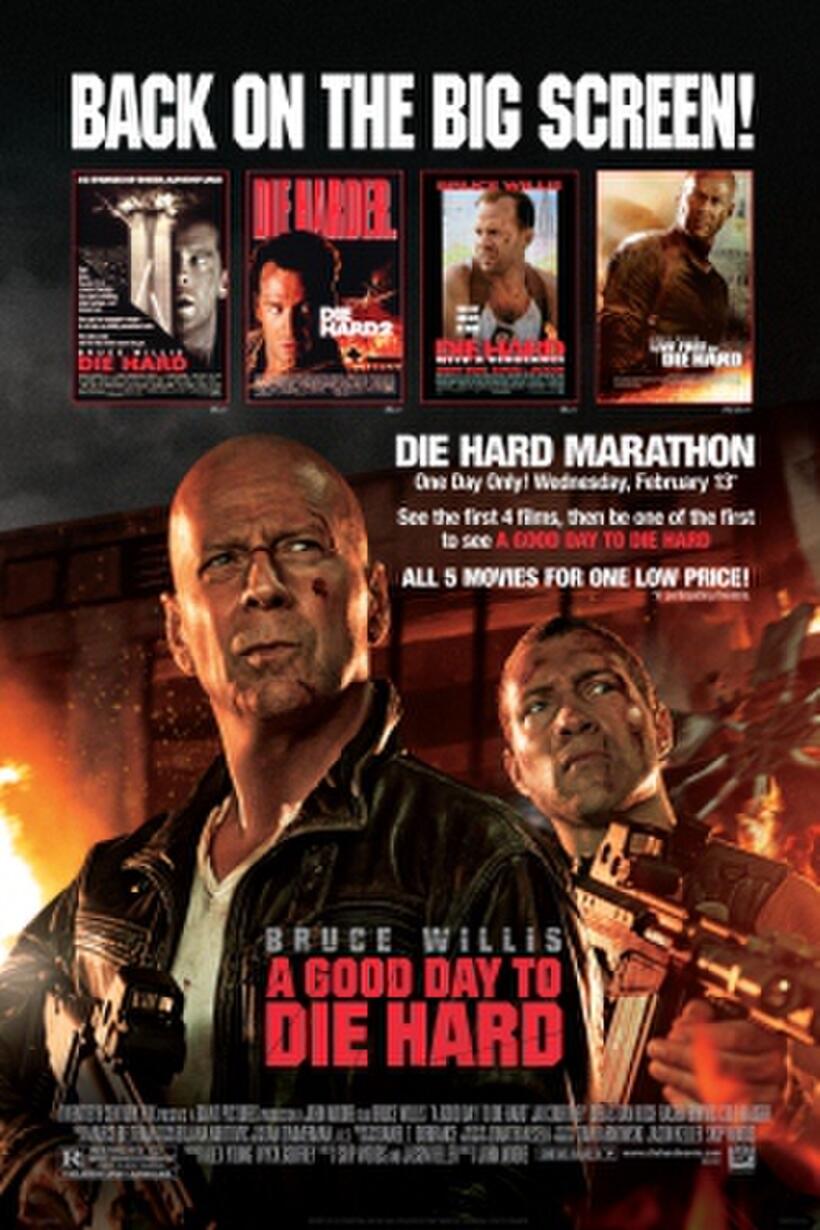 Poster art for "Die Hard Marathon."