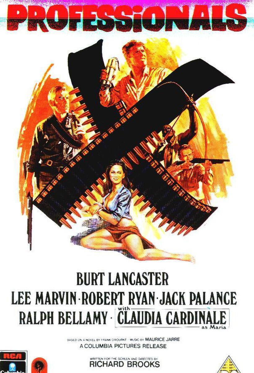 Poster art for "The Professionals."