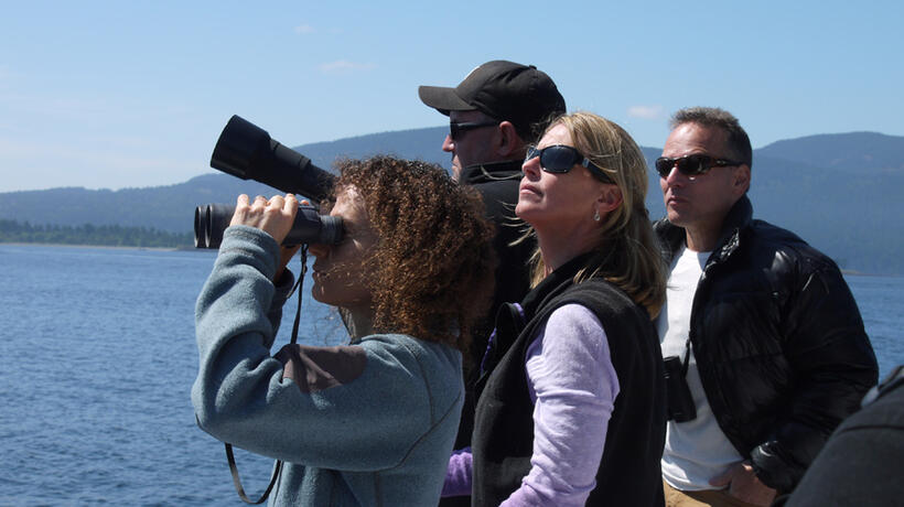 Samantha Berg, Dean Gomersall, Carol Ray and Jeffrey Ventre in "Blackfish."