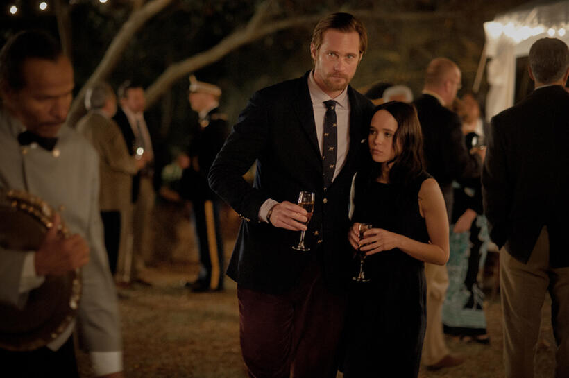Alexander Skarsgard and Ellen Page in "The East."