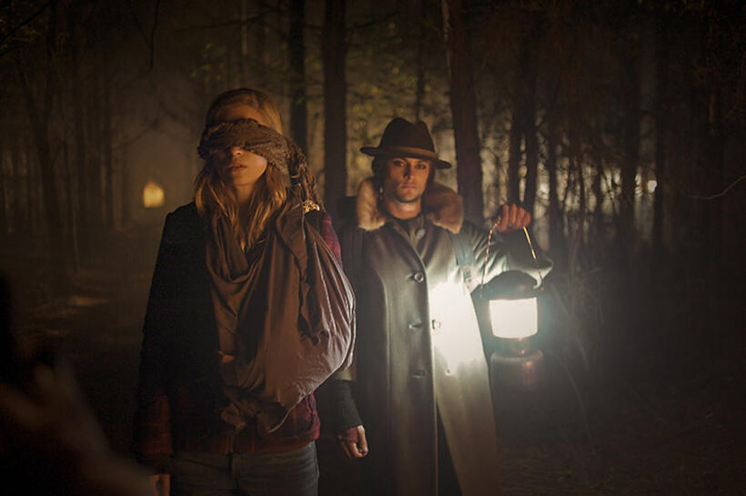 Brit Marling as Sarah and Shiloh Fernandez as Luca in "The East."