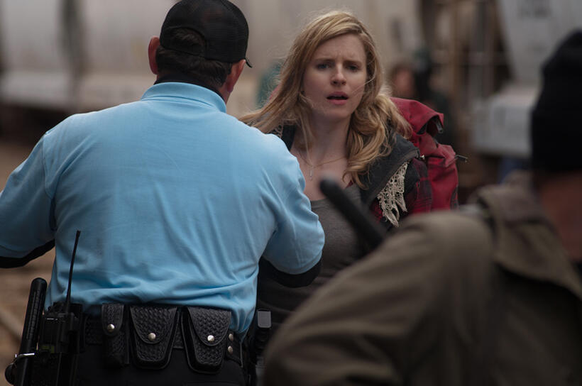 Brit Marling as Sarah in "The East."