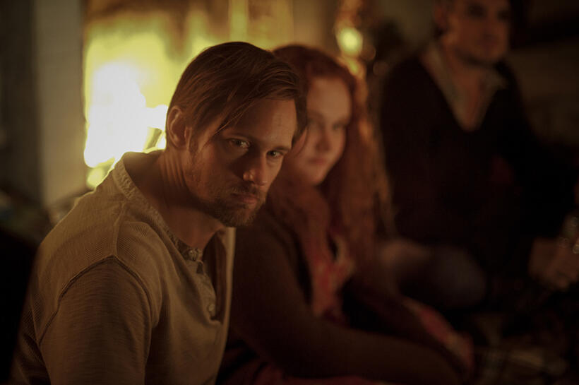 Alexander Skarsgard as Benji and Danielle MacDonald as Tess in "The East."