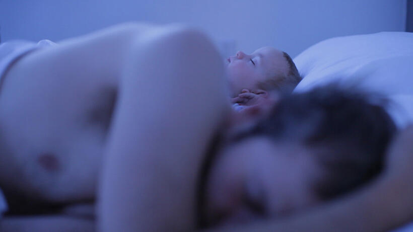 Mark Webber and Issac Love in "The End of Love."