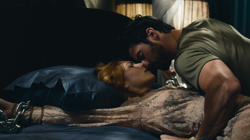 Josephine de la Baume and Milo Ventimiglia in "Kiss of the Damned."
