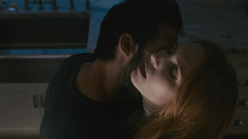 Milo Ventimiglia and Josephine de la Baume in "Kiss of the Damned."