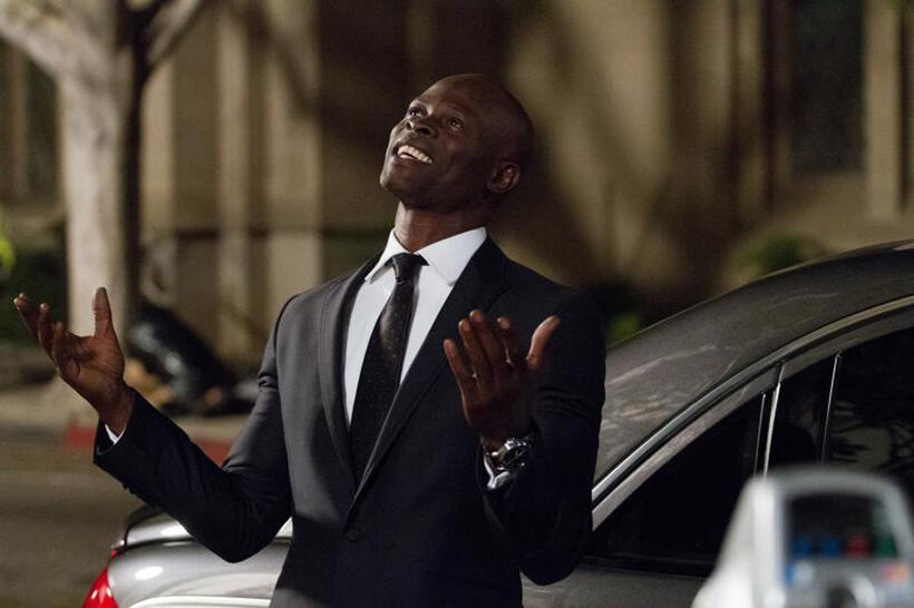 Djimon Honsou as Quinton in "Baggage Claim."