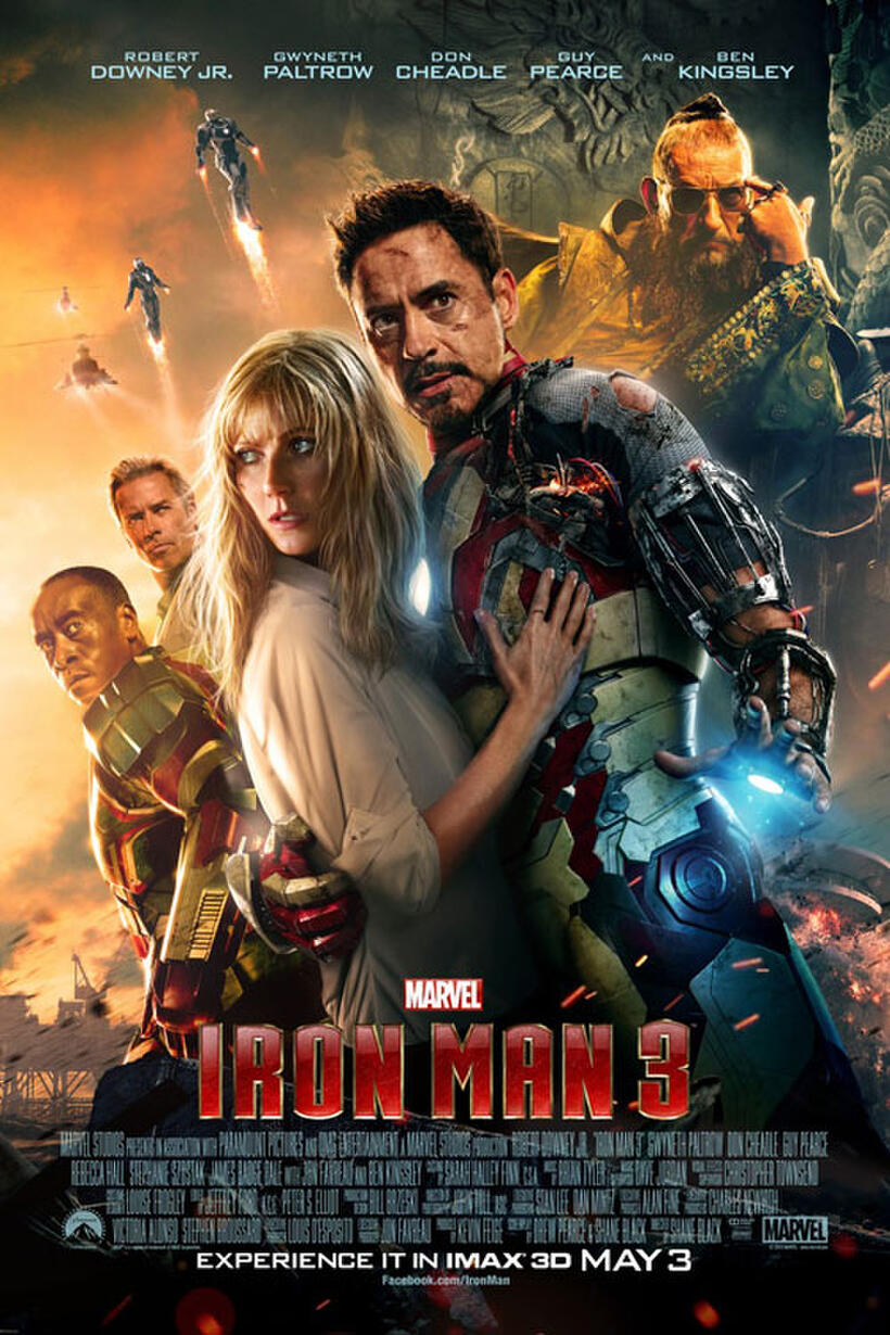 Poster art for "Iron Man 3: An IMAX 3D Experience."