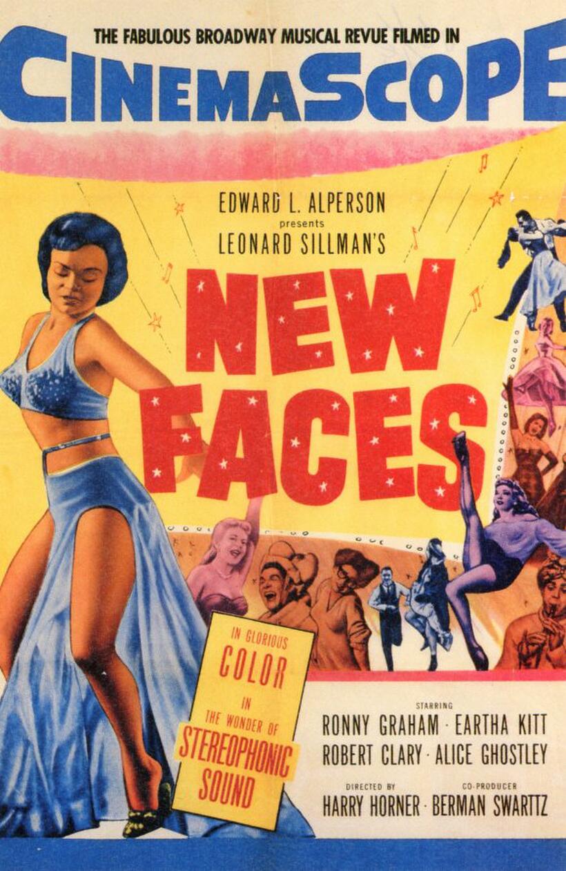 Poster art for "New Faces."