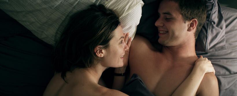 Lindsay Burdge and Will Brittain in "A Teacher."