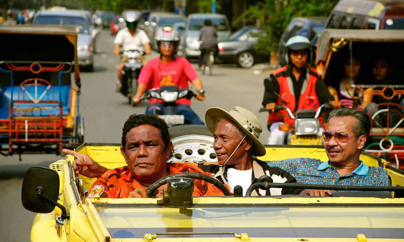 A scene from "The Act of Killing."