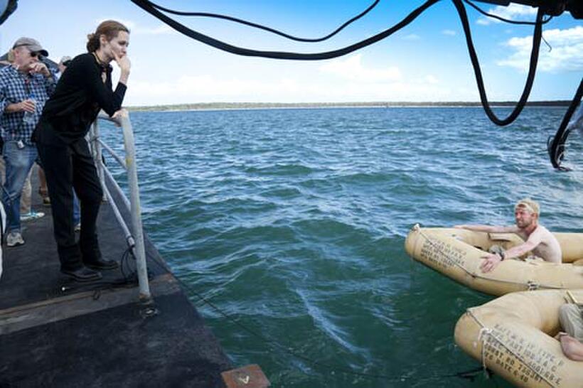 Behind the scenes of "Unbroken."