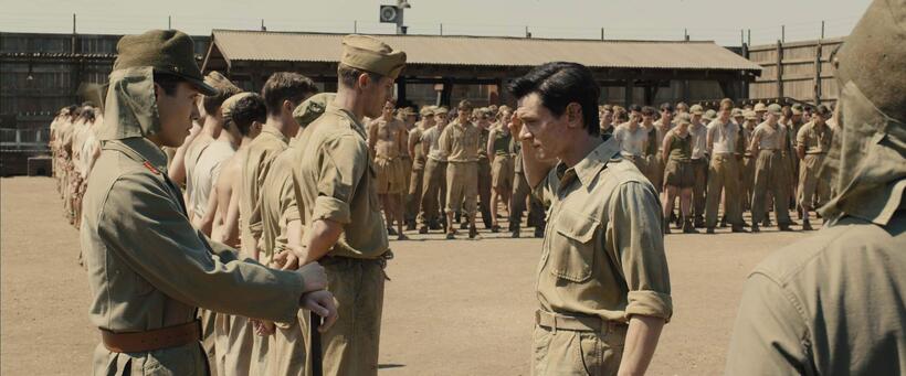 Jack O'Connell as Lou Zamperini in "Unbroken."