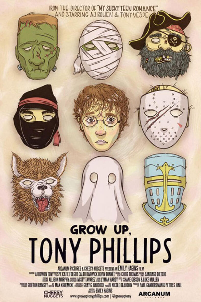 Poster art for "Grow Up, Tony Phillips."