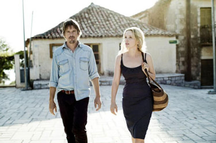 Ethan Hawke and Julie Delpy in "Before Midngiht."