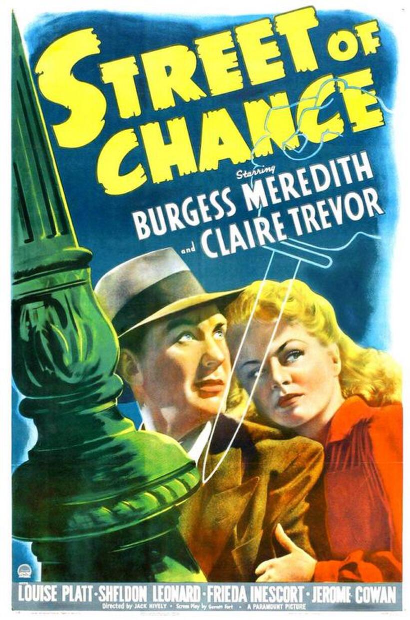 Poster art for "Street of Chance."