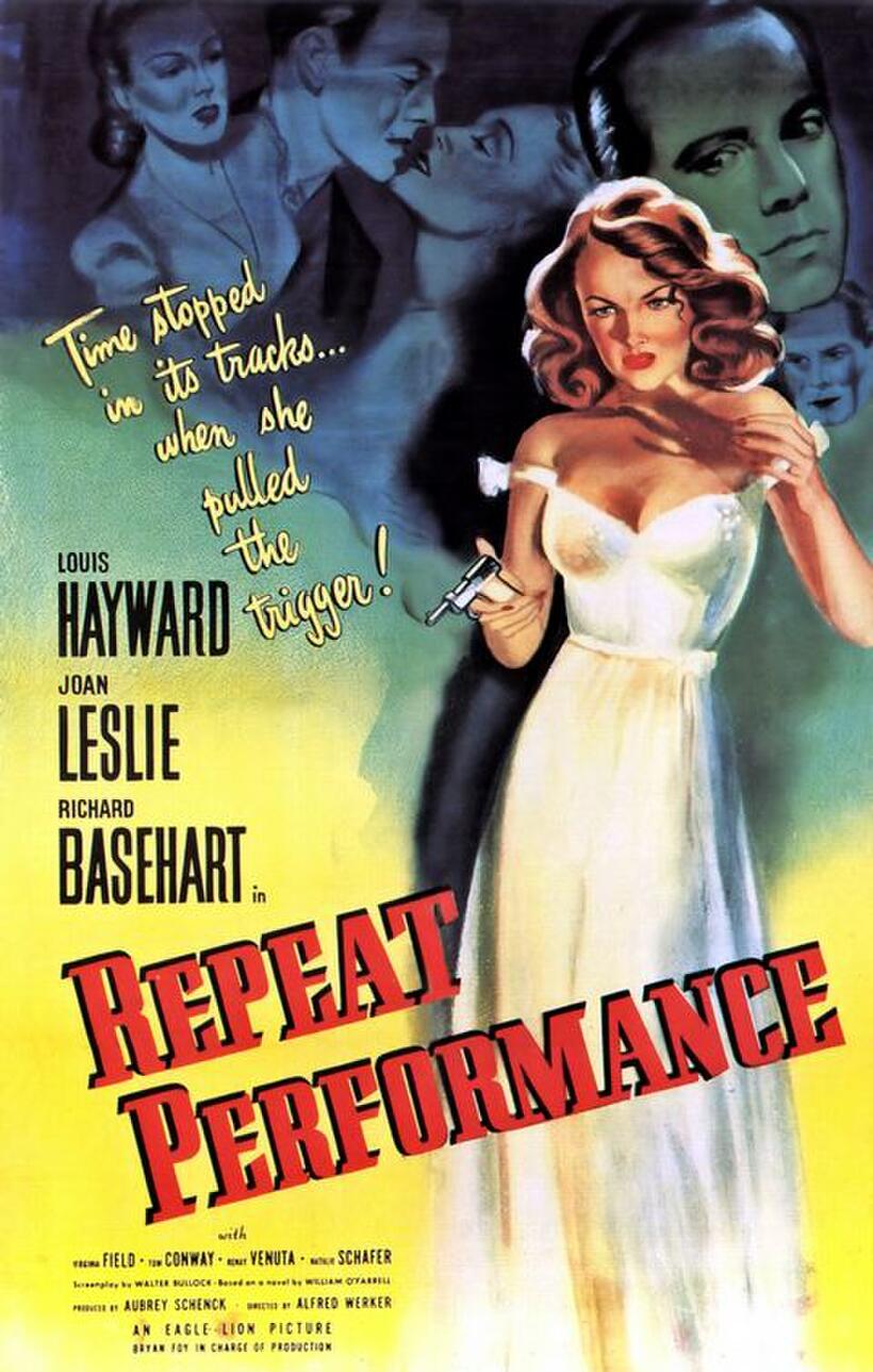 Poster art for "Repeat Performance."
