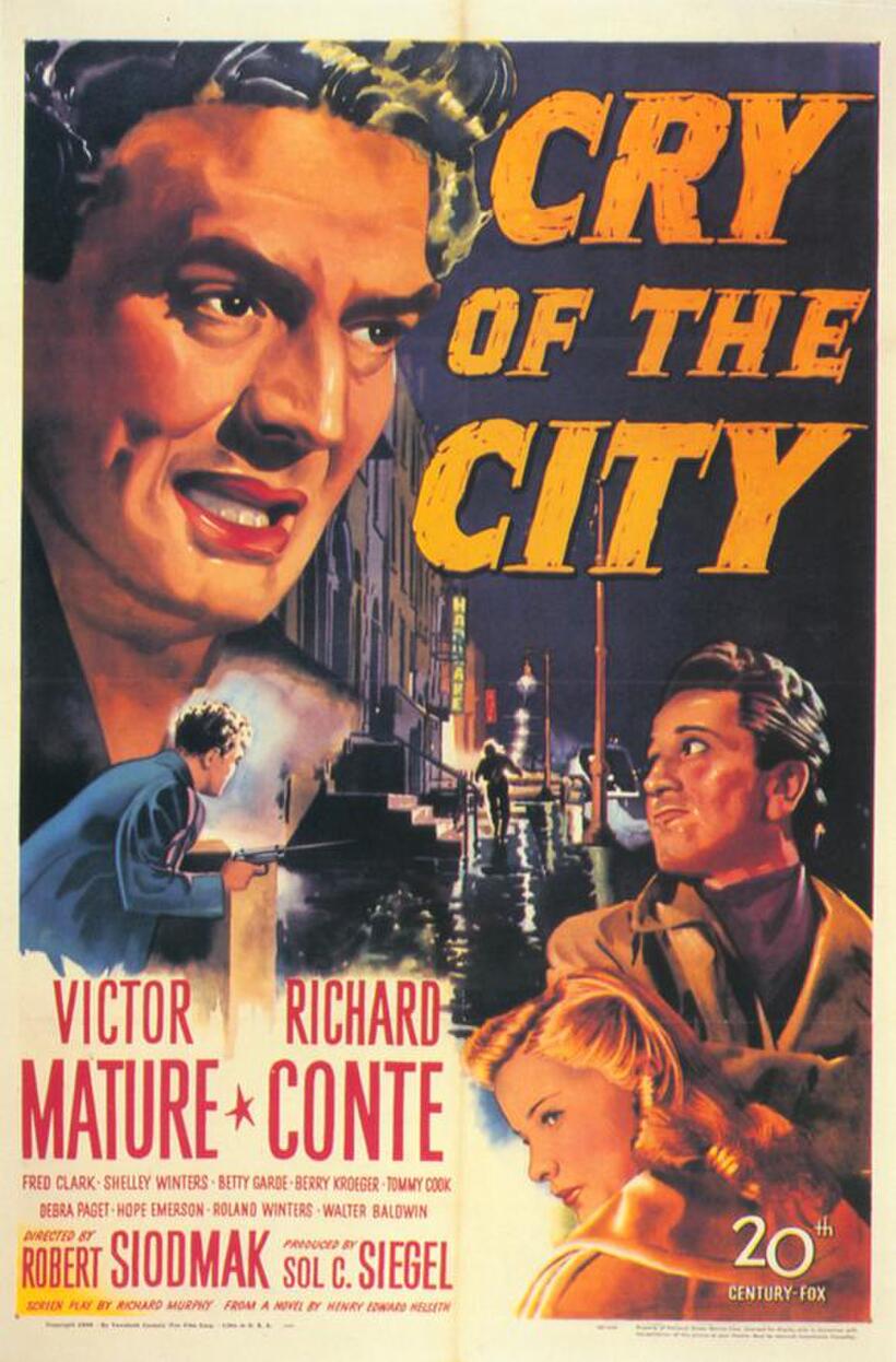 Poster art for "Cry of the City."