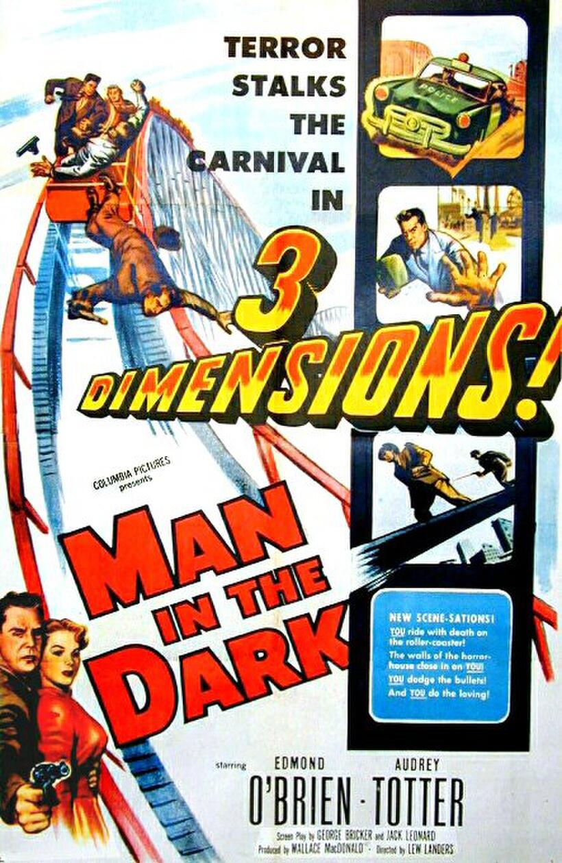 Poster art for "Man in the Dark."