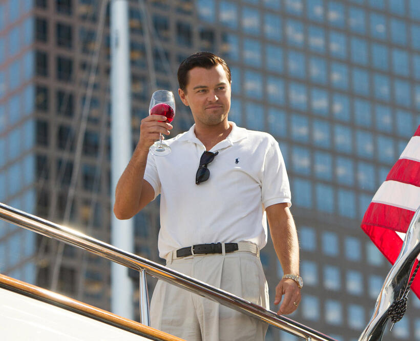 Leonardo DiCaprio in "The Wolf of Wall Street."