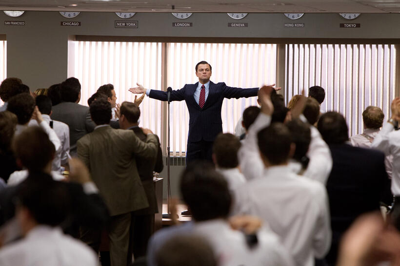 Leonardo DiCaprio in "The Wolf of Wall Street."