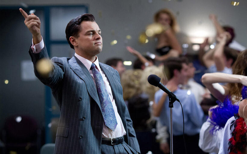 Leonardo DiCaprio in "The Wolf of Wall Street."