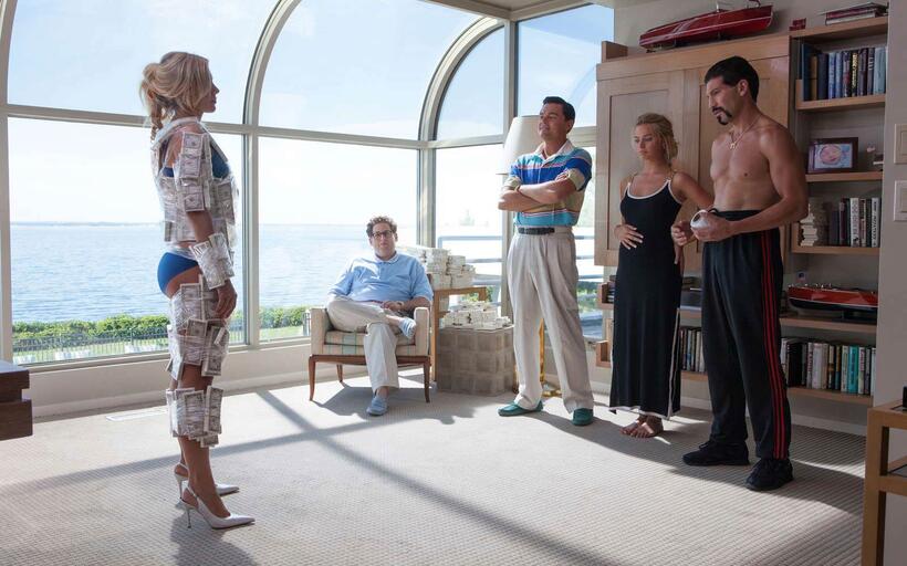 A scene from "The Wolf of Wall Street."