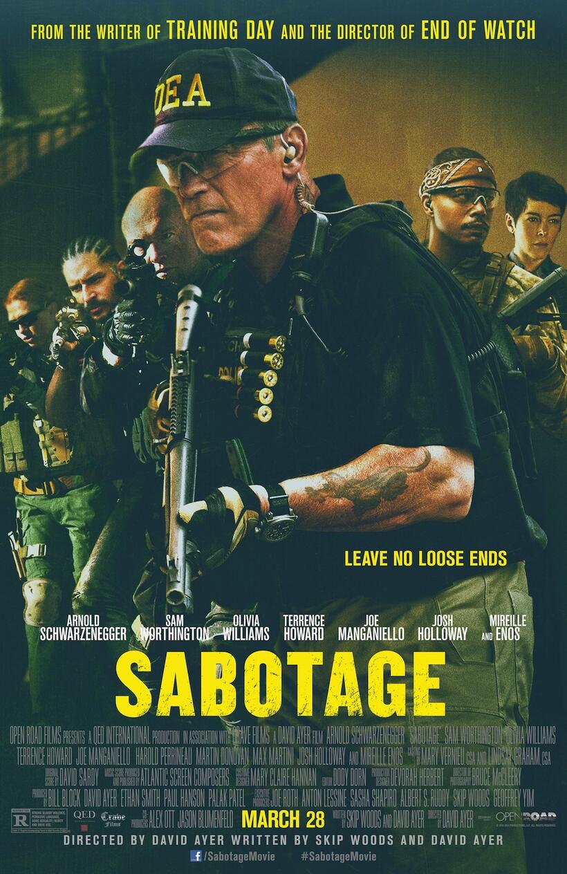 Poster art for "Sabotage."