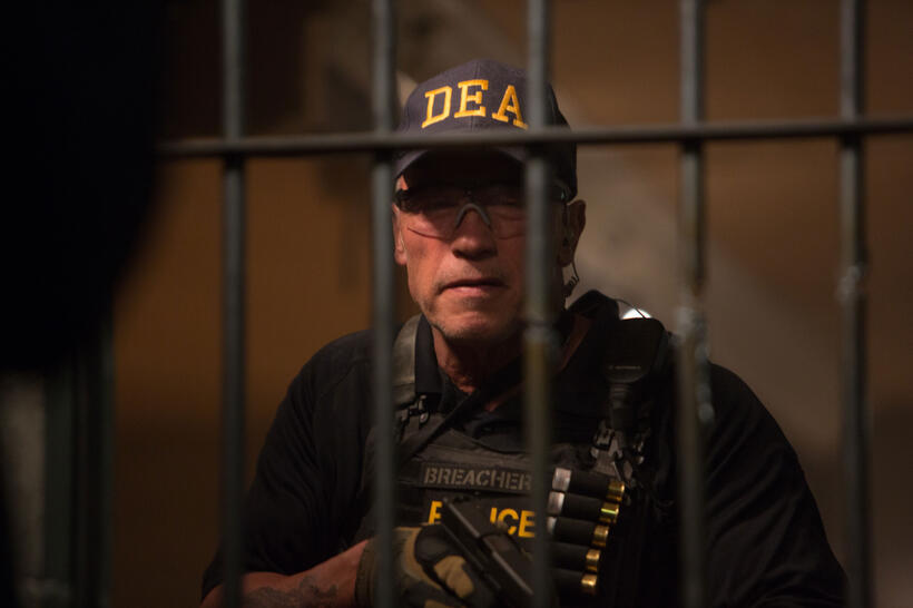 Arnold Schwarzenegger as Breacher in "Sabotage."