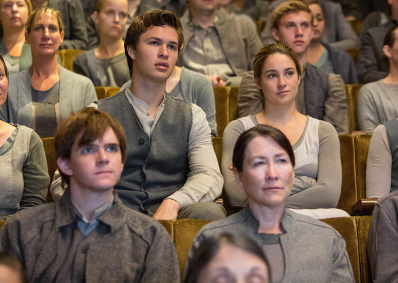 Ansel Elgort and Shailene Woodley in "Divergent."